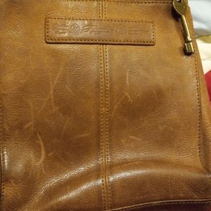 Fossil leather purse